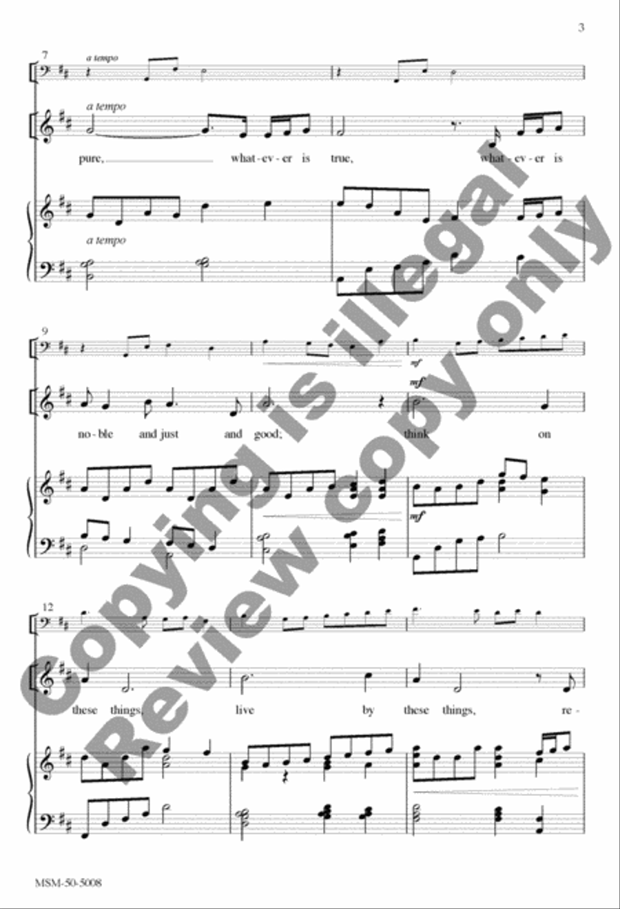 Think on These Things 3-Part scores gallery preview page 13