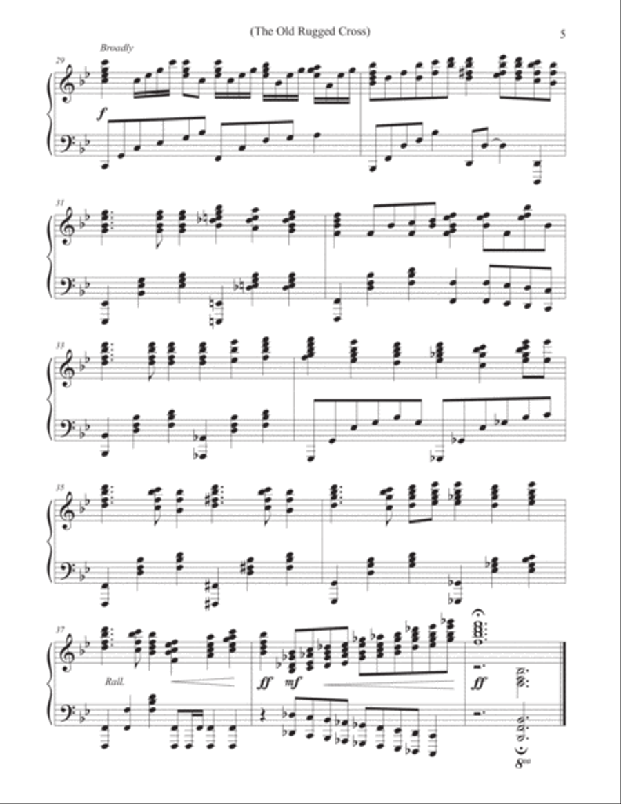 Hymn Trilogies for Piano, Vol. I Piano Solo scores gallery preview page 5