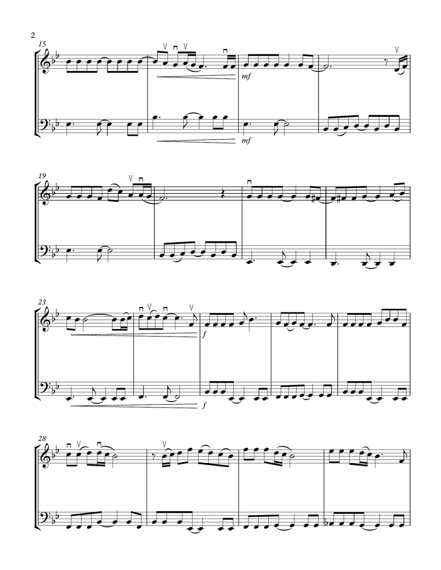 (god Must Have Spent) A Little More Time On You String Duet scores gallery preview page 2