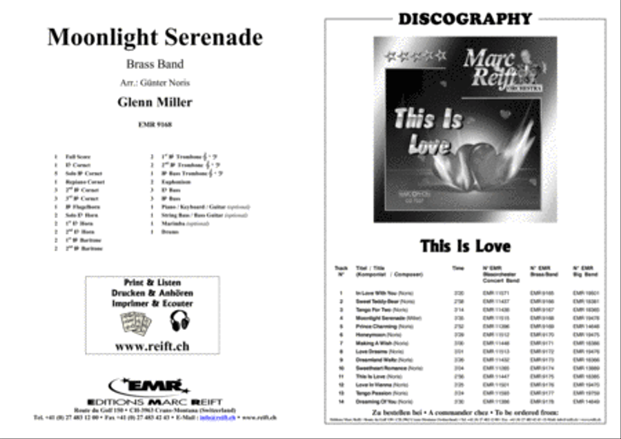 Moonlight Serenade Brass Band scores gallery preview page 2