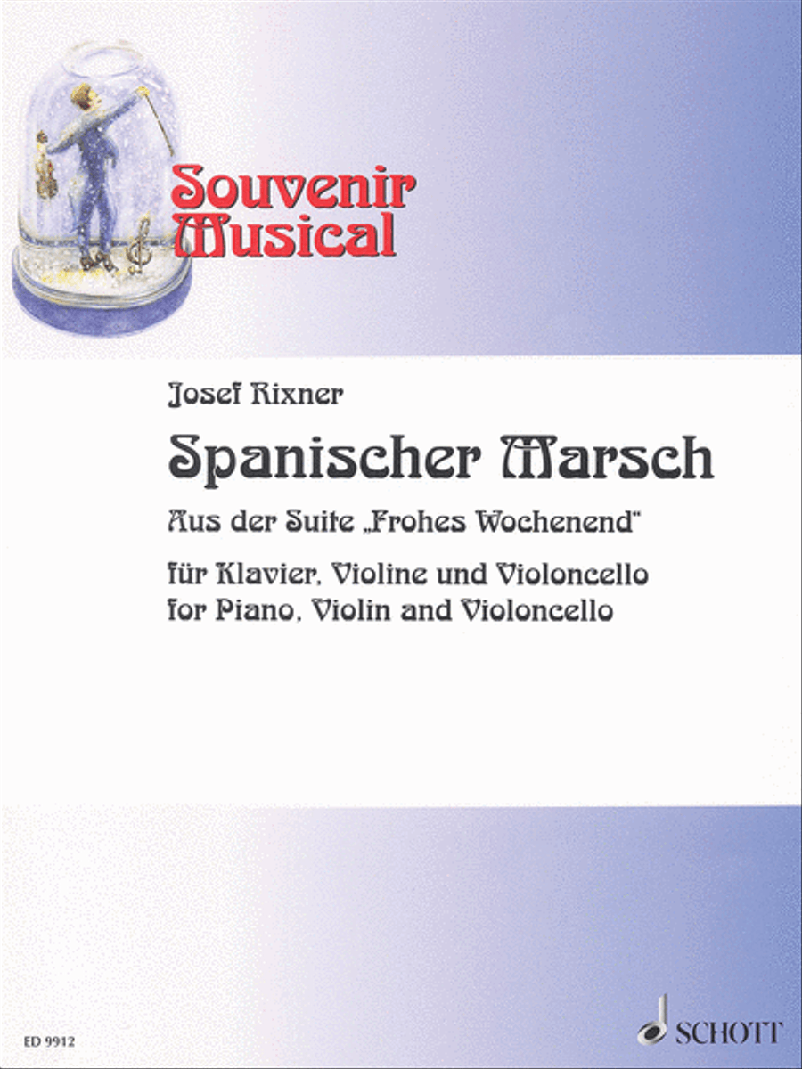 Spanischer Marsch Piano Trio scores gallery preview page 1