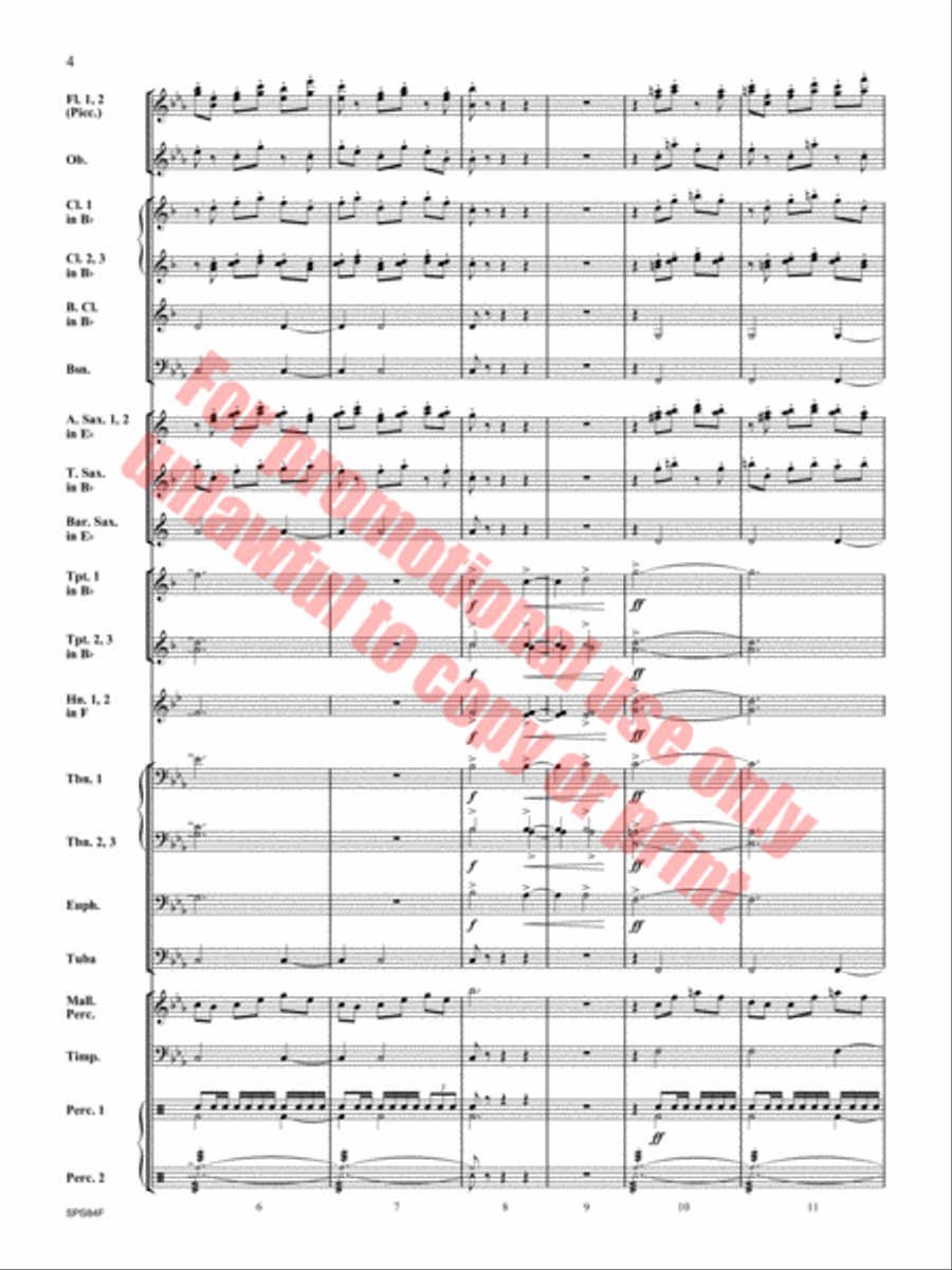 Victory Concert Band scores gallery preview page 5