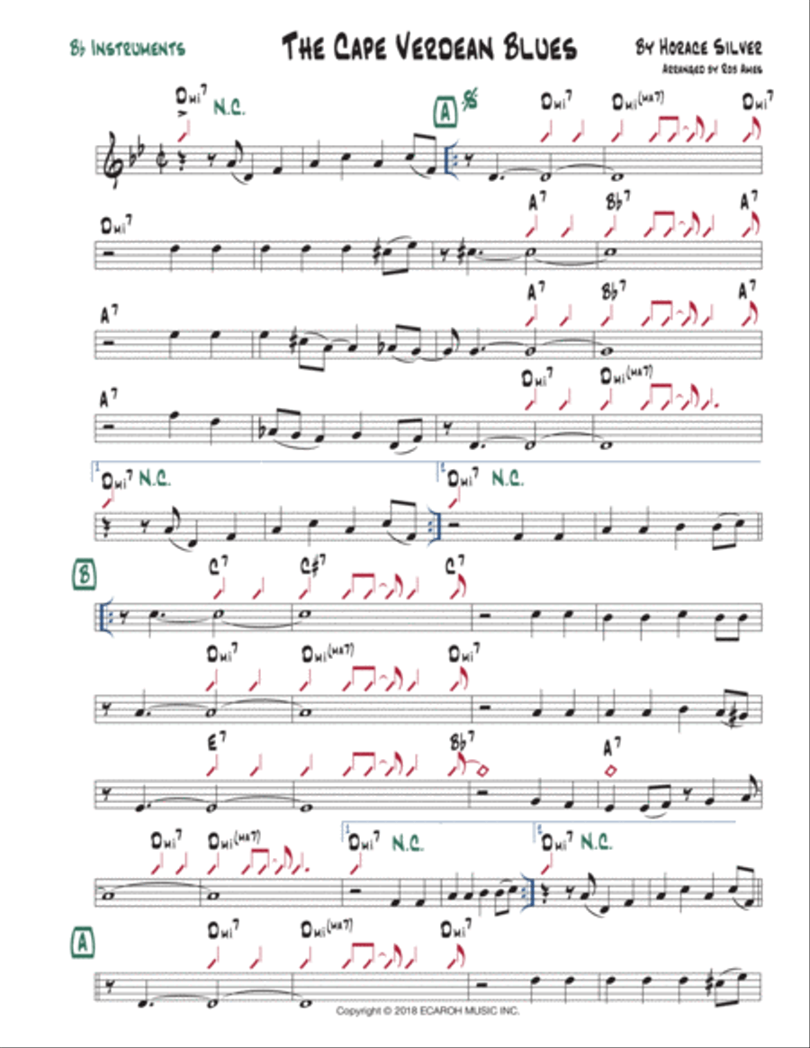 The Cape Verdean Blues Voice scores gallery preview page 3