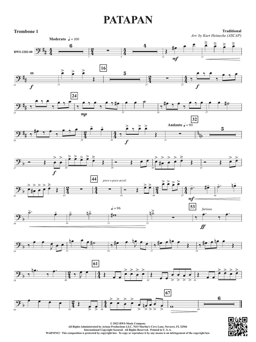 Patapan: 1st Trombone