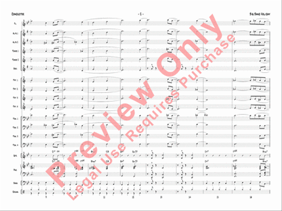 Big Band Holiday Jazz Ensemble scores gallery preview page 5