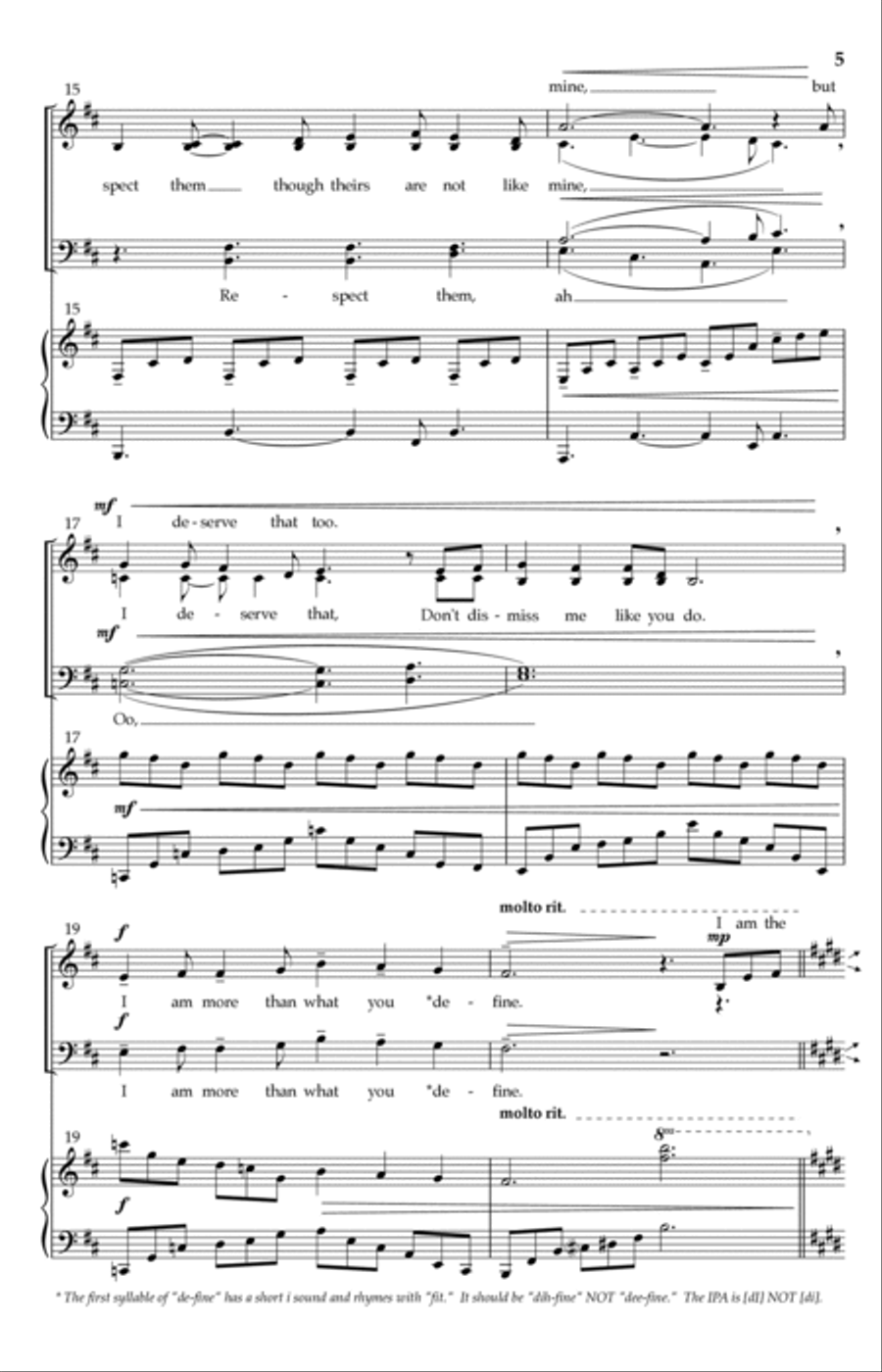 Longing To Be Seen 4-Part scores gallery preview page 3