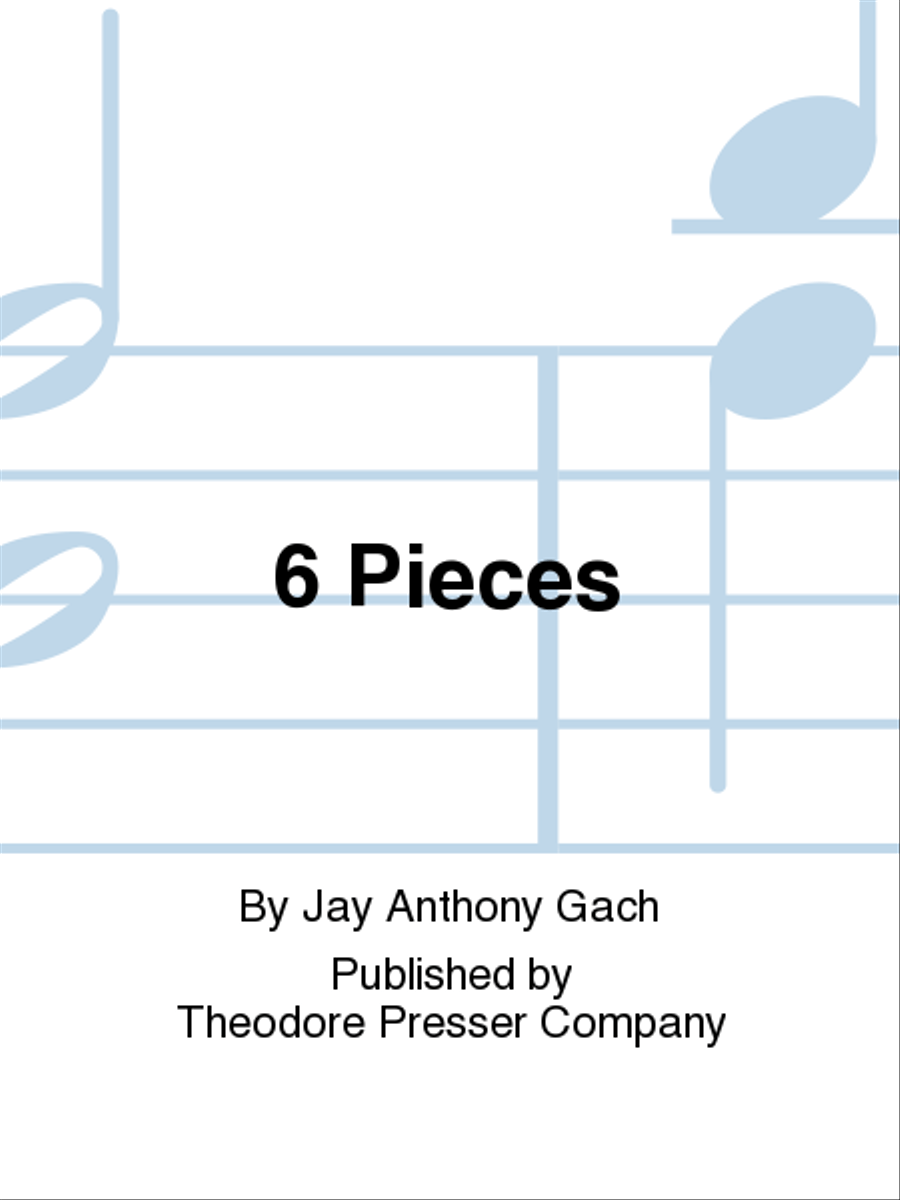 Six Pieces Chamber Music - Sheet Music