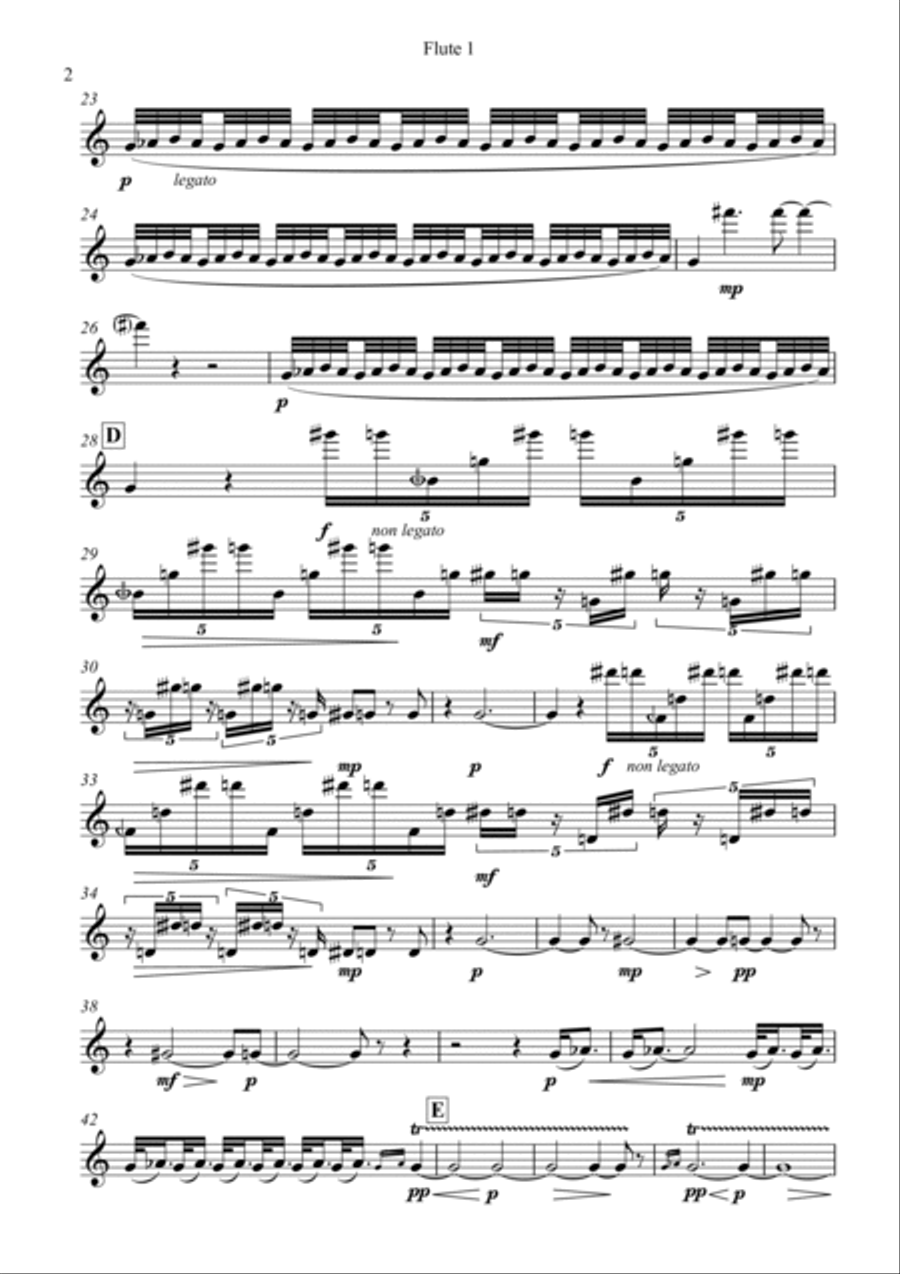 The Polygon of Time [Parts Score] Concert Band scores gallery preview page 3