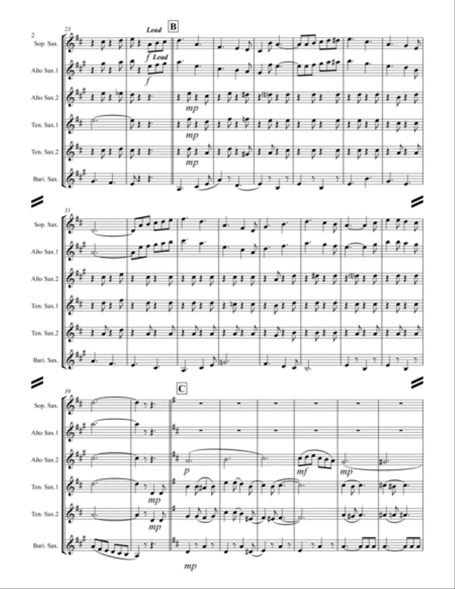 Seventy Six Trombones Woodwind Quintet scores gallery preview page 3