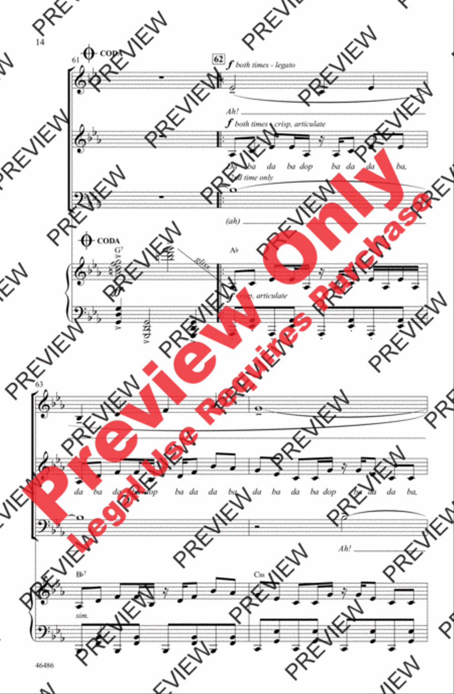 Another Day of Sun Another Day of Sun 3-Part scores gallery preview page 14