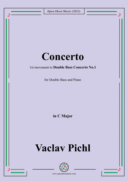 Vaclav Pichl-Concerto in C(1st movement to Double Bass Concerto No.1),in C Major,for Double Bass and image number null