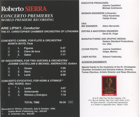 Roberto Sierra Concerto Premie
