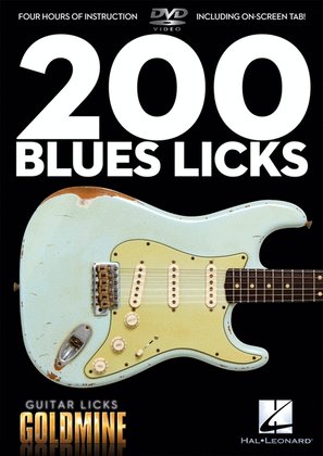 Book cover for 200 Blues Licks