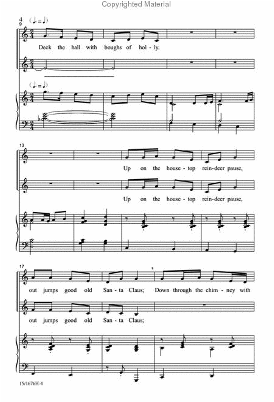 Christmas...In About Three Minutes SSA scores gallery preview page 3