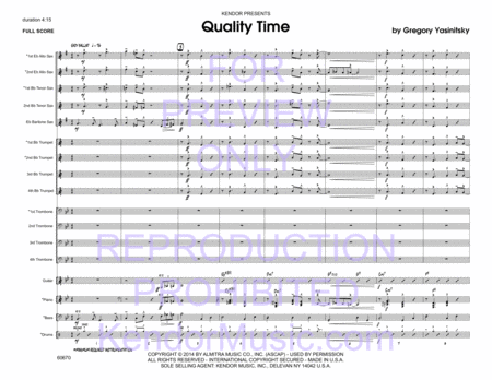 Quality Time (Full Score)