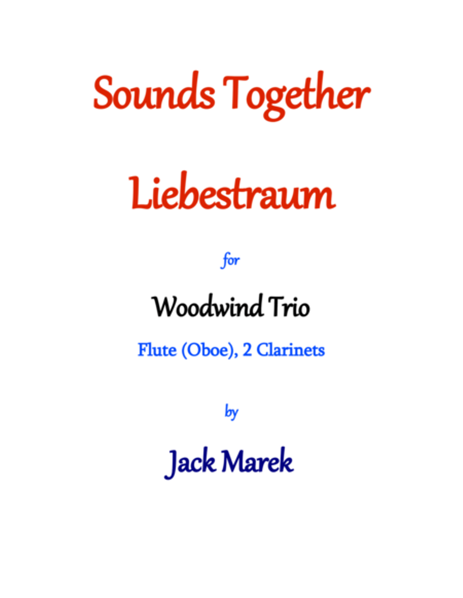 Liebestraum Liebestraum Woodwind Trio scores gallery preview page 1