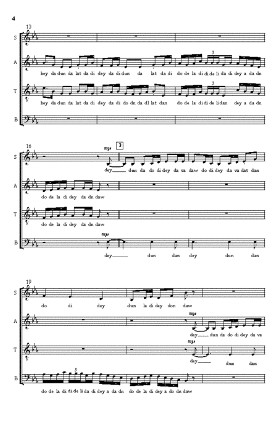 Nordic Polska (SATB) Nordic Polska (SATB) SSAATTBB scores gallery preview page 3