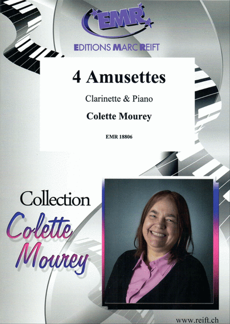 4 Amusettes 4 Amusettes Clarinet Solo scores gallery preview page 1