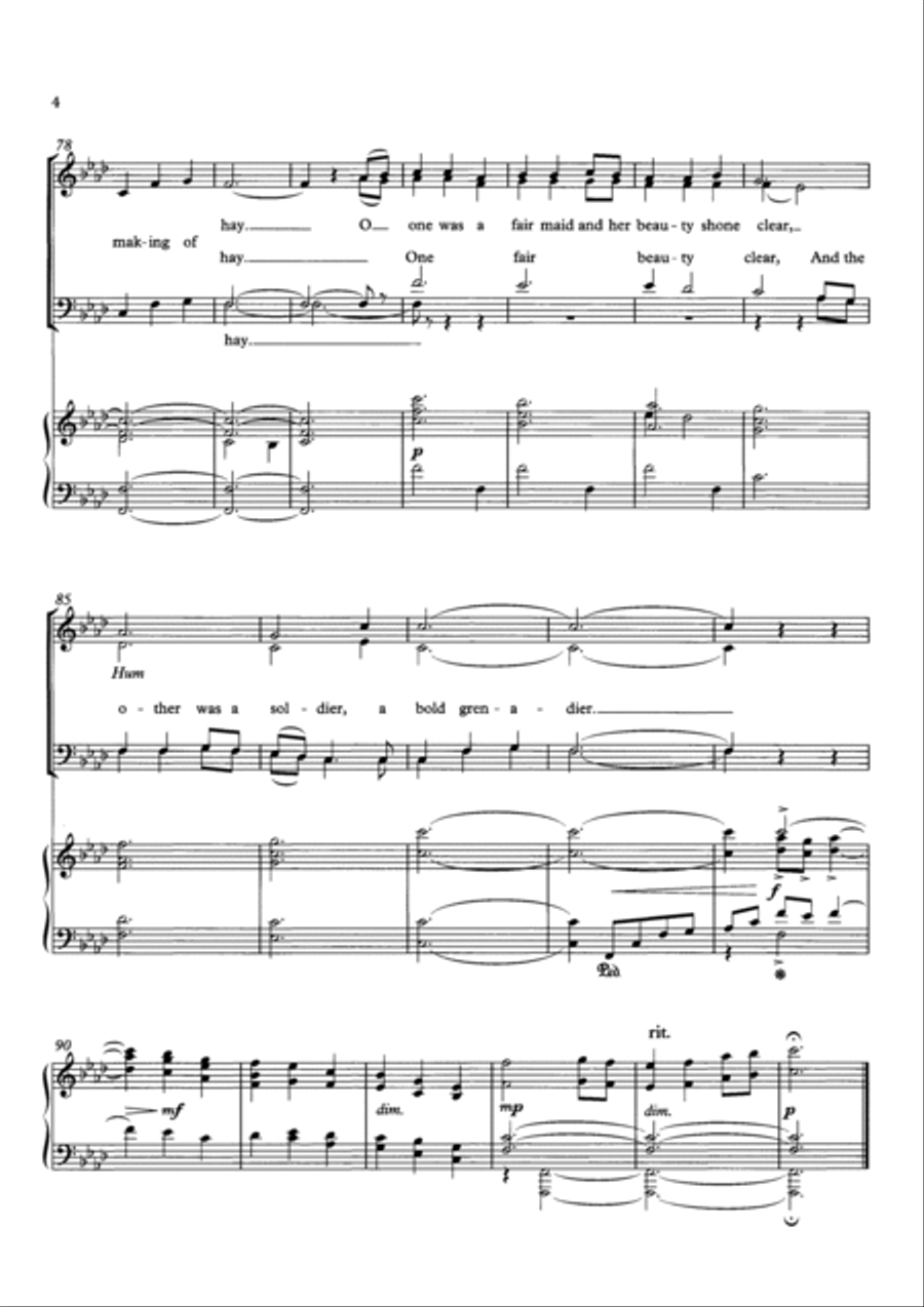 The Sprig of Thyme Choir scores gallery preview page 6