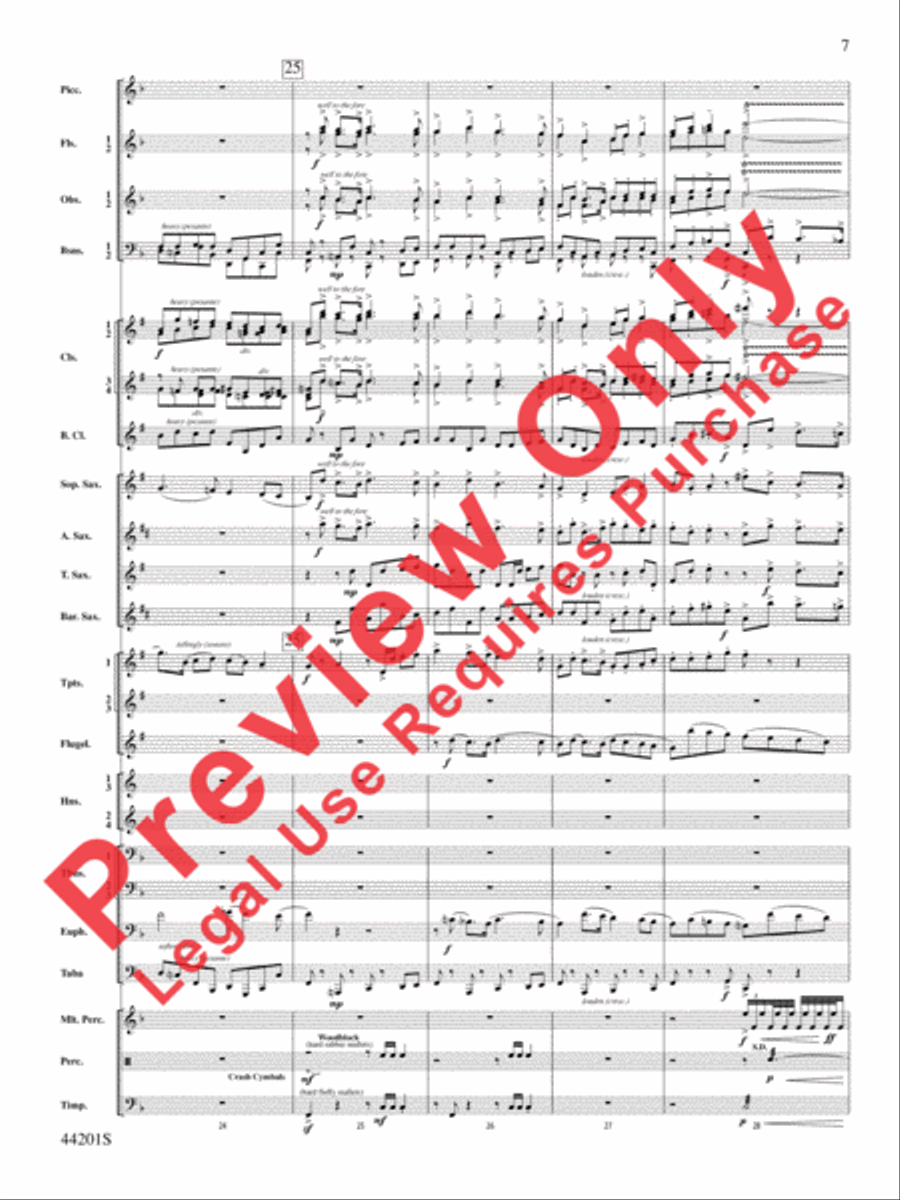 Handel in the Strand Concert Band scores gallery preview page 8