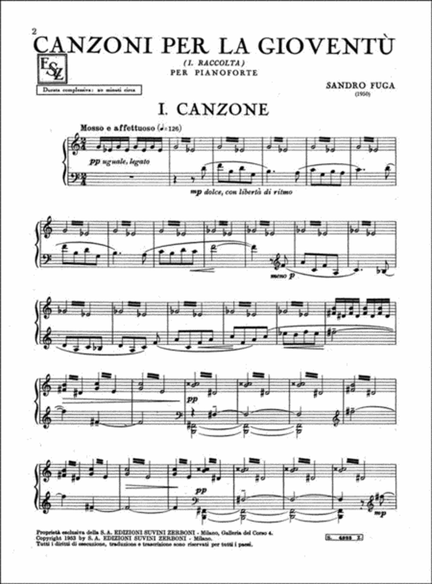 Canzoni Per La Gioventú (1950)