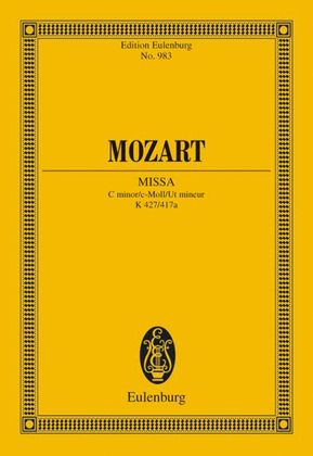 Book cover for Missa C minor