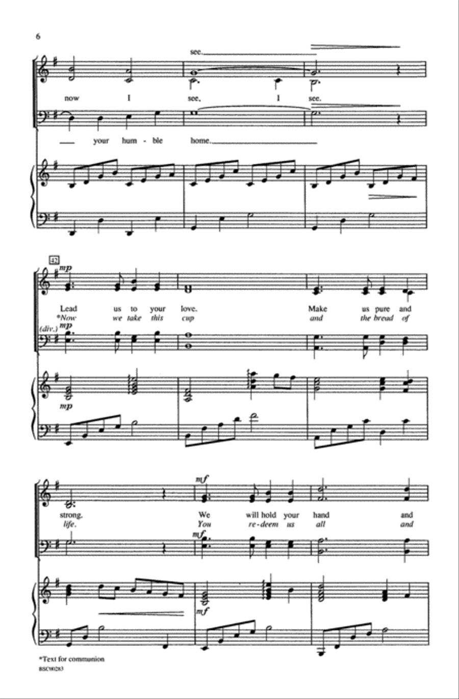 Cradle Me, Lord Cradle Me, Lord 4-Part scores gallery preview page 6