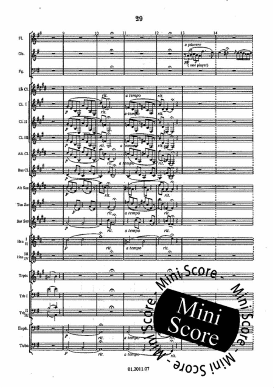 Kinderszenen Concert Band scores gallery preview page 35