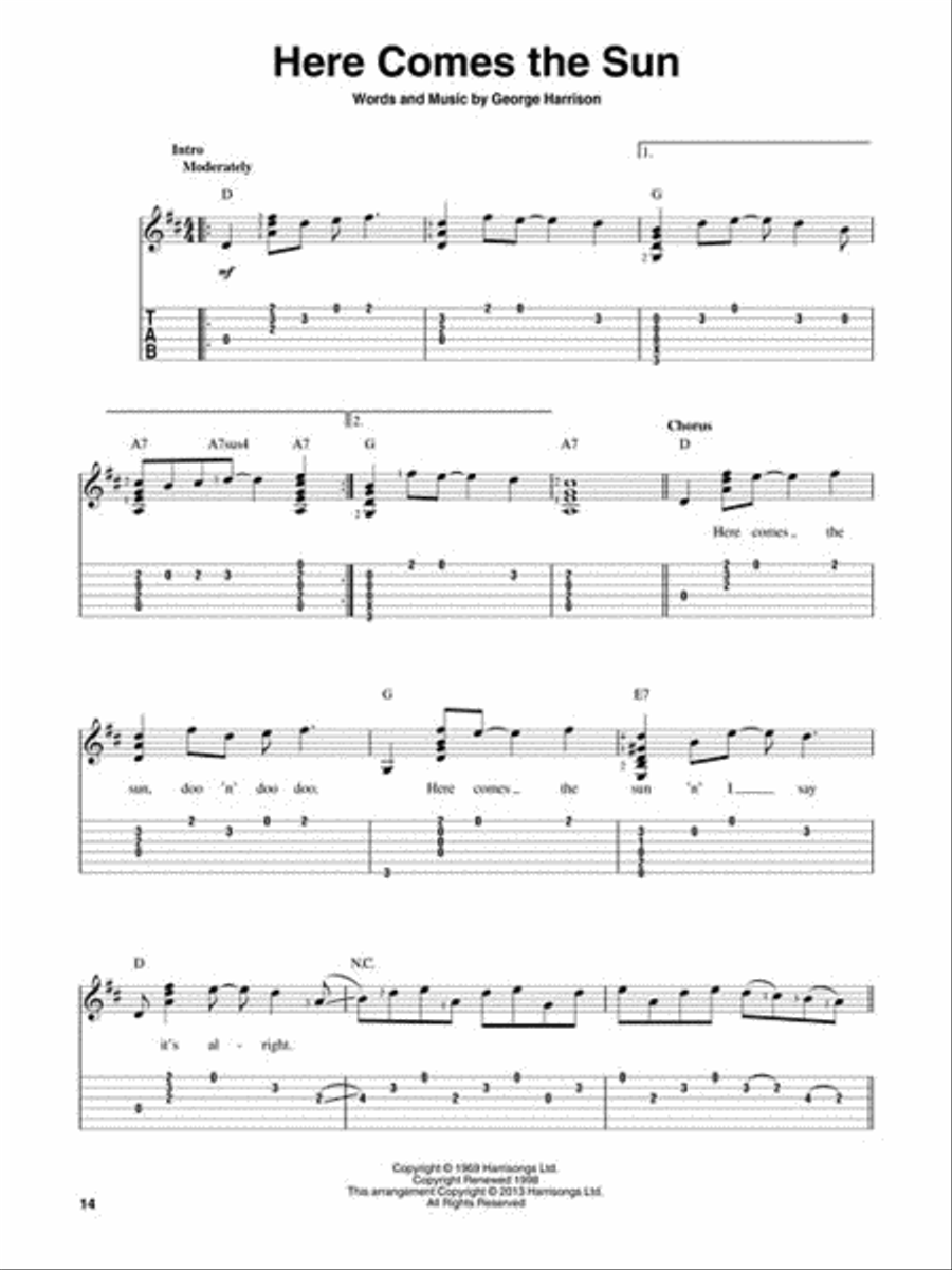 The Beatles Electric Guitar scores gallery preview page 4
