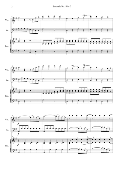 Serenade No.13 "Eine Kleine Nachtmusik" in G major, K.525 4.Rondo image number null