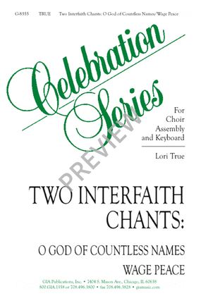 Two Interfaith Chants: O God of Countless Names / Wage Peace