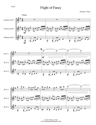 Flight of Fancy (Clarinet Trio Grade 4)