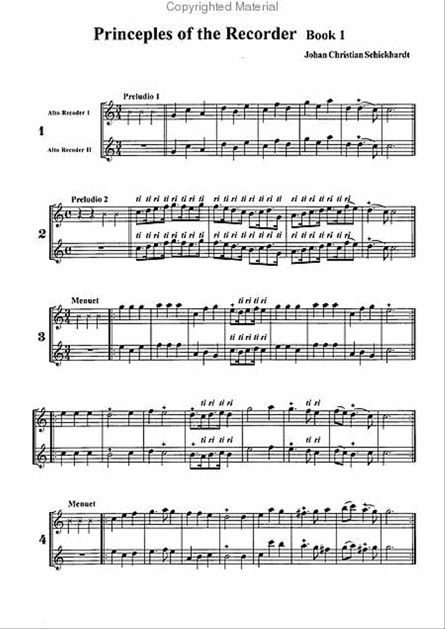 Principes de la flute(Principles of the flute) Book 1 Flute scores gallery preview page 3