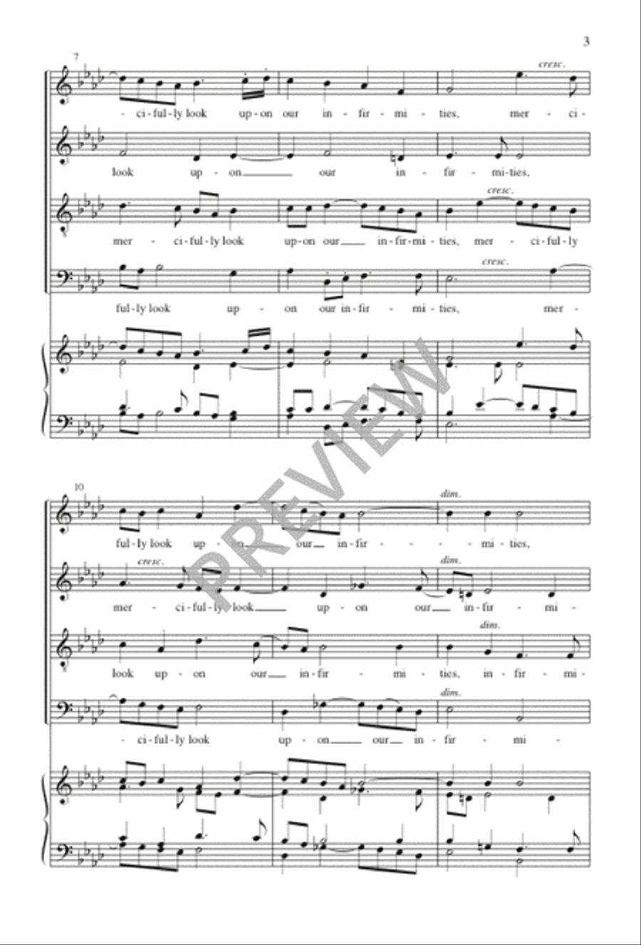 Almighty and Everlasting God 4-Part scores gallery preview page 4