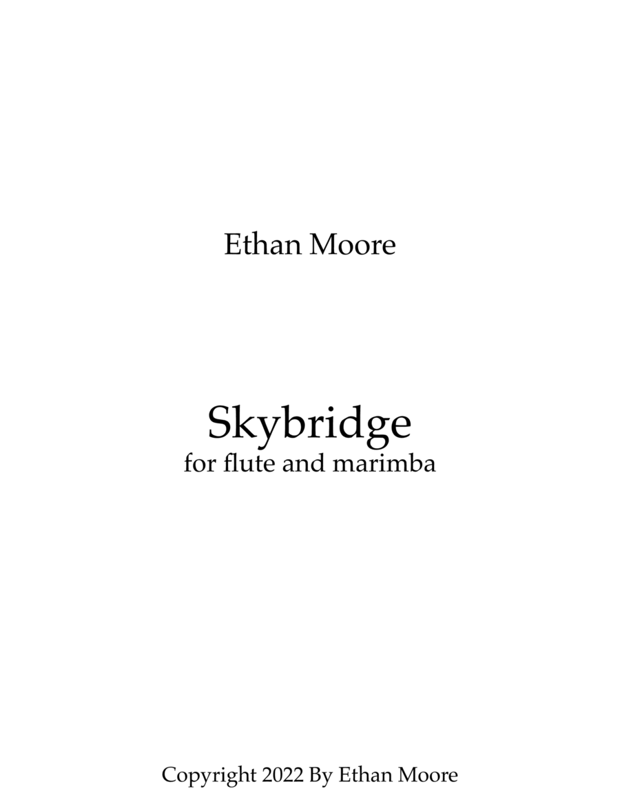 Skybridge Flute scores gallery preview page 1