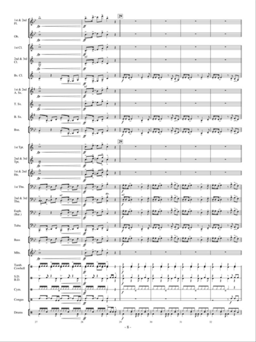 We Three Kings We Three Kings Concert Band scores gallery preview page 7