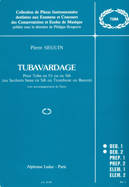 Tubavardage - Tuba Ut ou Sib et Piano