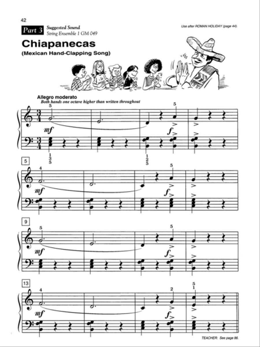 Alfred's Basic Piano Library: Ensemble Book Complete 2 & 3 Piano Method scores gallery preview page 5