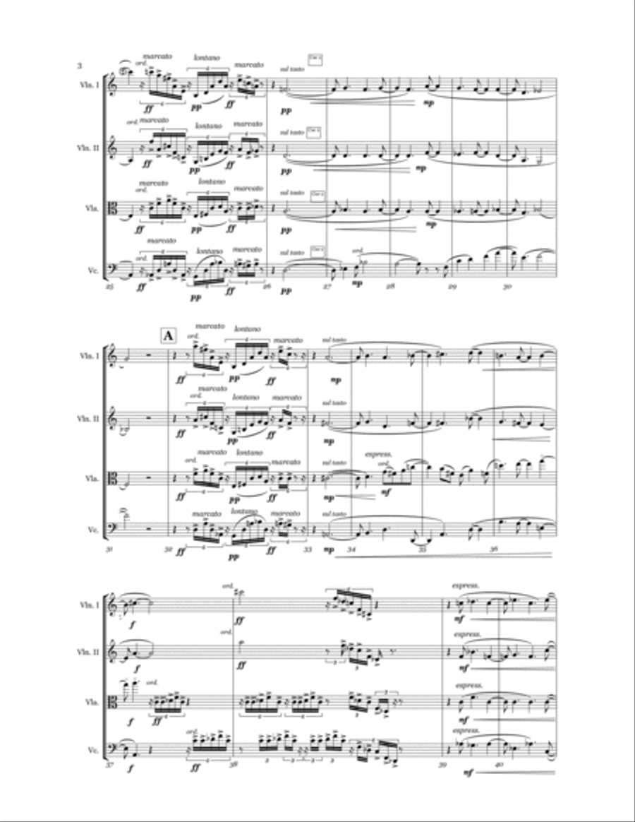 Sacrum Creaturae String Quartet scores gallery preview page 5