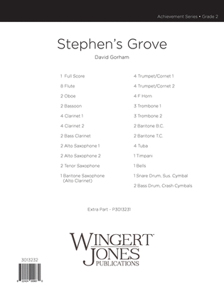 Stephen's Grove - Full Score