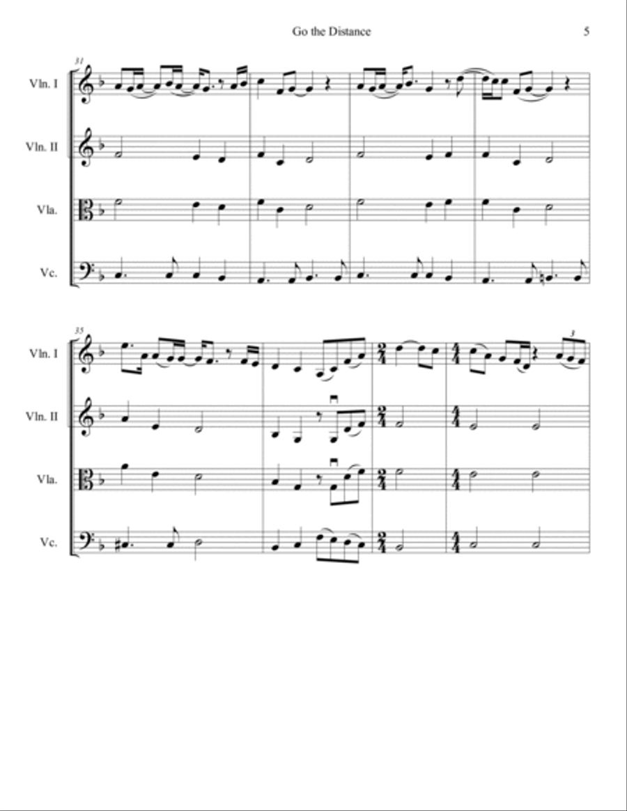 Go The Distance String Trio scores gallery preview page 6