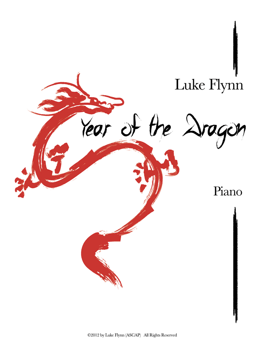 Year of the Dragon Piano Solo scores gallery preview page 1