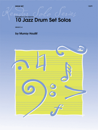 Book cover for 10 Jazz Drum Set Solos