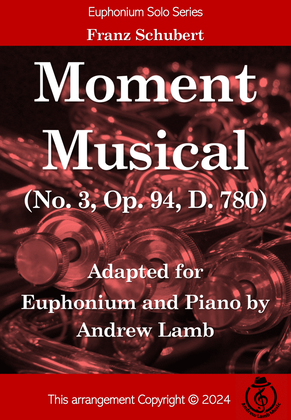 Franz Schubert | Moment Musical | for Euphonium and Piano