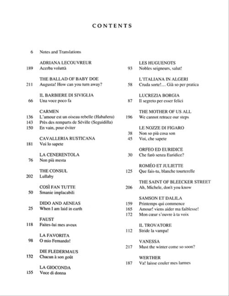 Arias for Mezzo-Soprano Mezzo-Soprano Voice scores gallery preview page 2