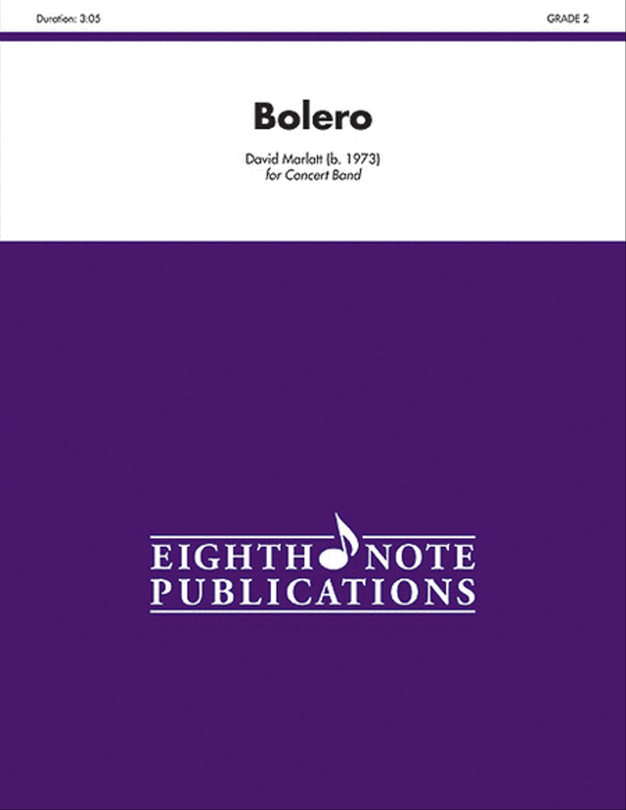 Bolero Bolero Concert Band scores gallery preview page 1