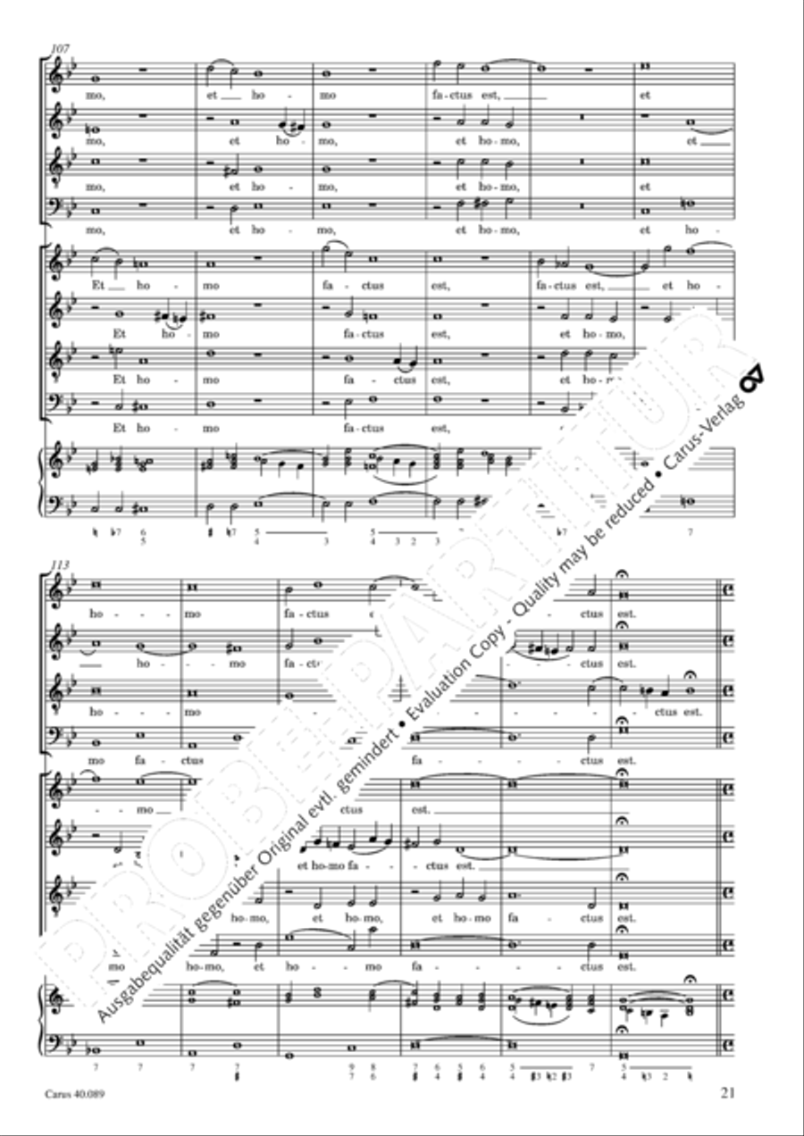 Credo a 8 voci 4-Part scores gallery preview page 22