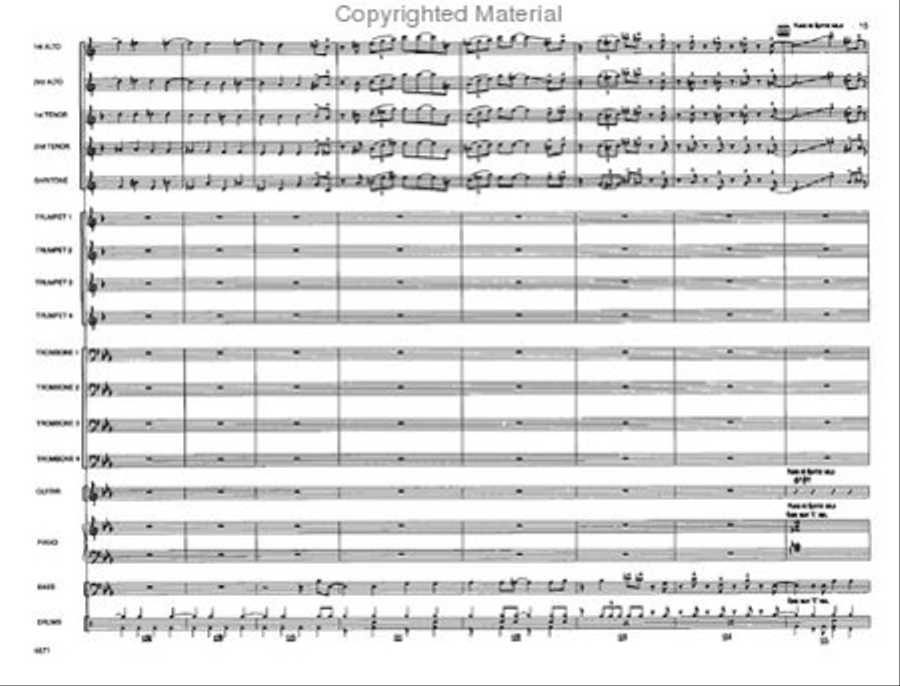 Big Al's Boogie Jazz Ensemble scores gallery preview page 15