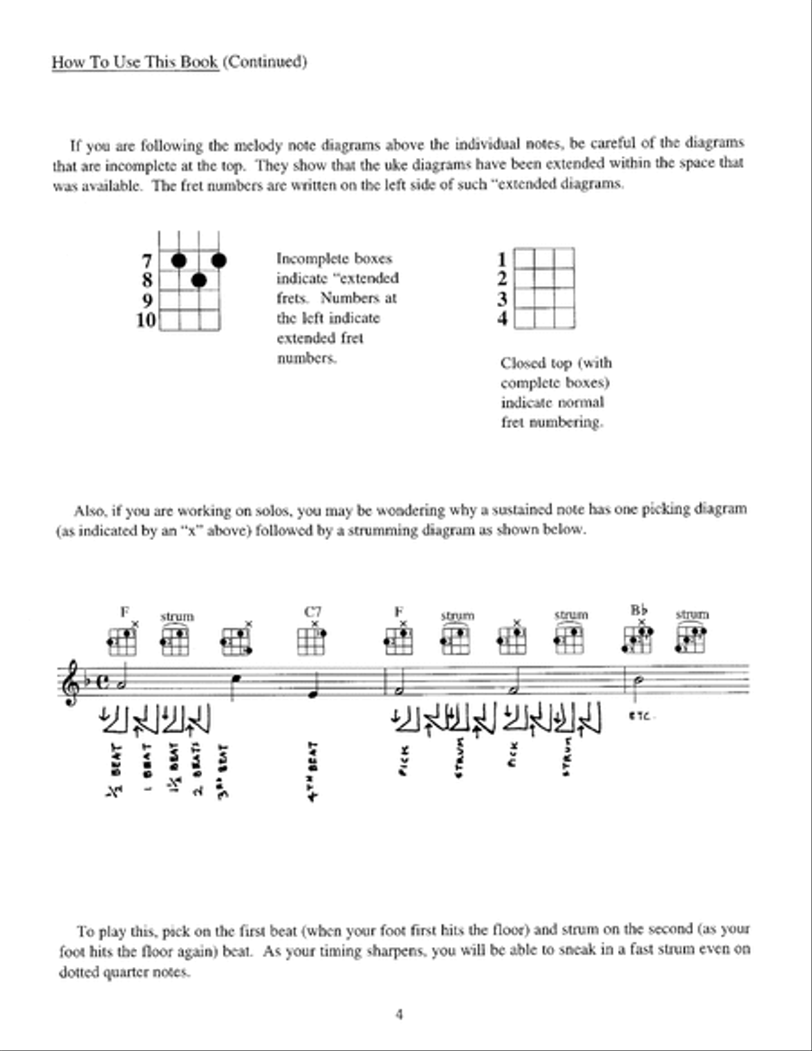 Sing and Strum: 7 Hawaiian Favorites for Ukulele Voice scores gallery preview page 5
