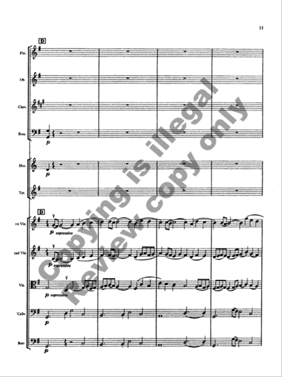 Rhosymedre, Prelude On a Welsh Hymn Tune (Orchestra Set & Score) Full Orchestra scores gallery preview page 8